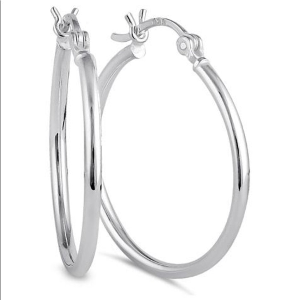 2 for $30 - Sterling Silver Hoop Earrings